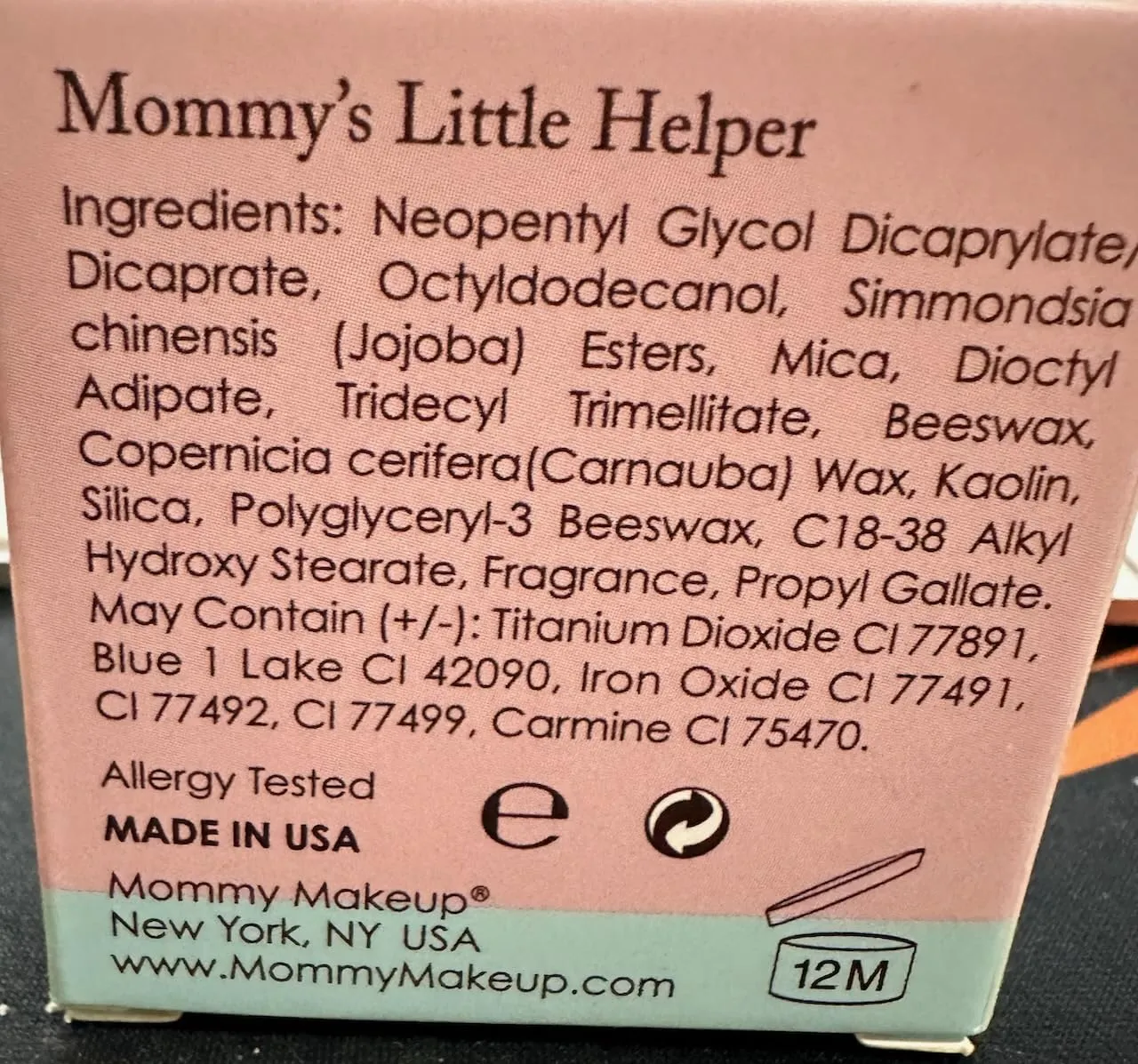 Mommy's Little Helper Concealer in Sleeping Beauty (Light/Medium) Under Eye Concealer, Face Coverup, Eyeshadow Base | Stays On All Day, Covers Dark Circles, Blemish & Bruises by Mommy Makeup