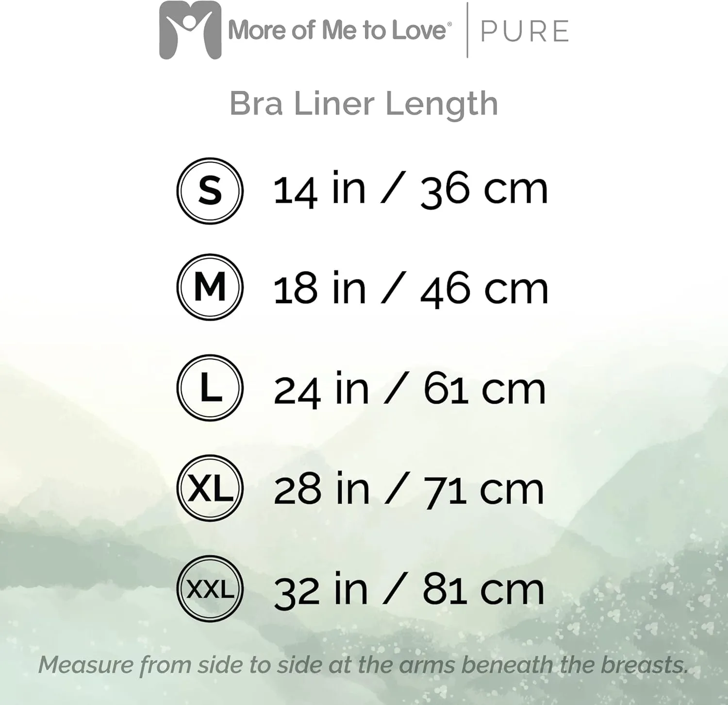 More of Me to Love Organic Cotton and Bamboo Bra Liner 4-Pack (Pearl White, Blush Pink, Stone Gray, Fawn Beige)