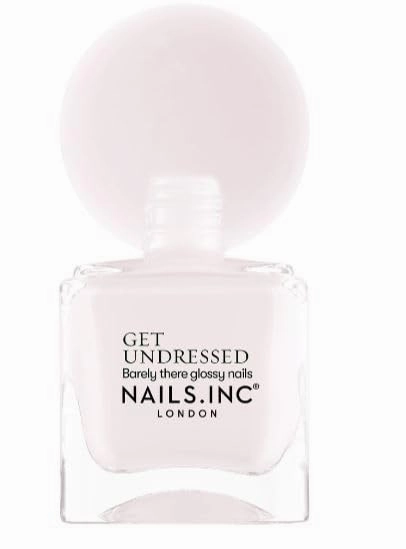 Nails Inc Get Undressed Nail Polish - Hey Sweet Cheeks (sheer peachy nude) 14 ml / 0.47 fl oz.