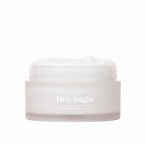 NCLA - Hey, Sugar Body Scrub | Smooth, Exfoliate, Hydrate Skin | Shea, Mango   Cocoa Butters | Vegan, Cruelty-Free, Clean Skincare (Coconut Vanilla; 100g | 3.38 oz)