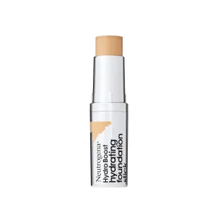 Neutrogena Hydro Boost Hydrating Foundation Stick with Hyaluronic Acid, Oil-Free & Non-Comedogenic Moisturizing Makeup for Smooth Coverage & Radiant-Looking Skin, Natural Beige, 0.29 oz
