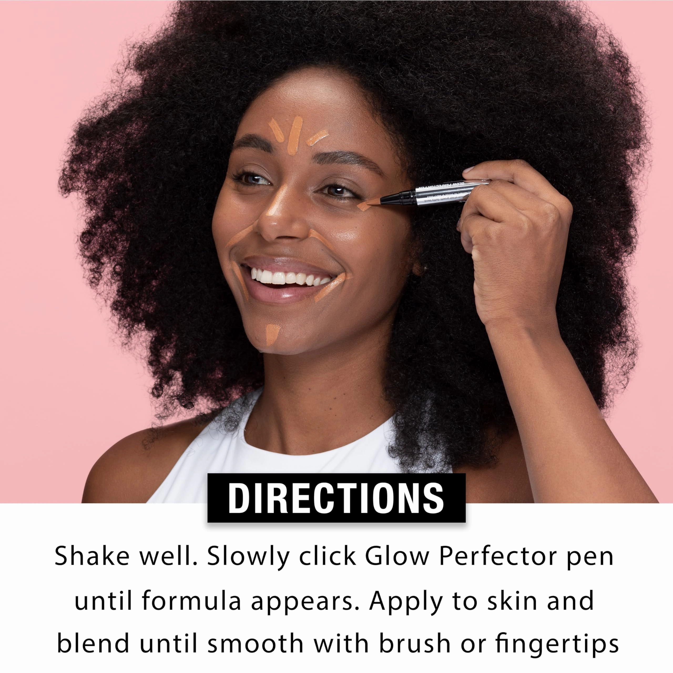 Neutrogena Healthy Skin Glow Perfector Pen, Lightweight Brightening Concealer Pen with Pro-Vitamin B5 & Vitamin E to Brighten Darkness & Dullness for a Natural, Radiant Highlight, Light, .1 oz