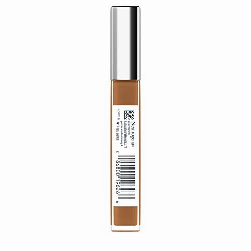 Neutrogena Healthy Skin Radiant Brightening Cream Concealer with Peptides & Vitamin E Antioxidant,Lightweight ing Concealer Cream,Non-Comedogenic,Pecan Medium/Deep 02 with warm undertones,0.24 oz