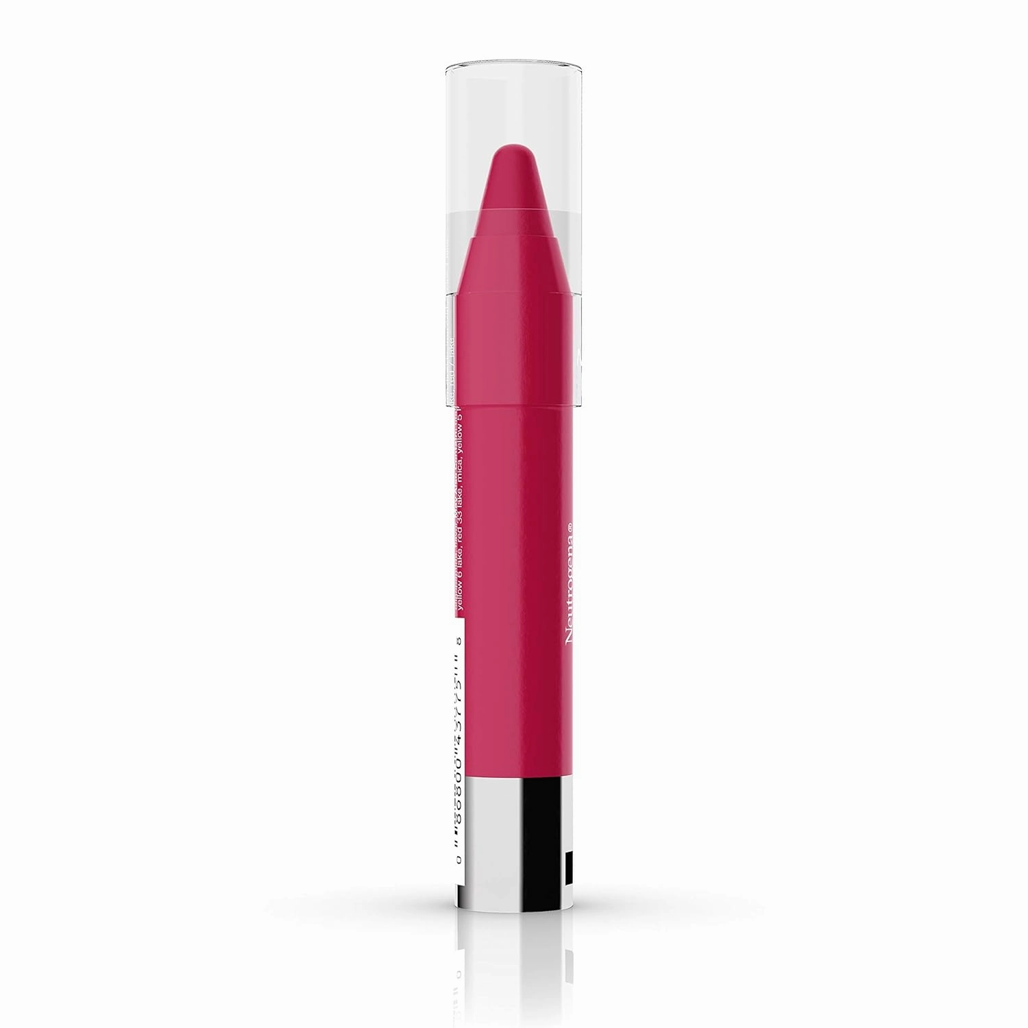 Neutrogena MoistureSmooth Color Stick for Lips, Moisturizing and Conditioning Lipstick with a Balm-Like Formula, Nourishing Shea Butter and Fruit Extracts, 150 Cherry Pink, .011 oz (Pack of 2)