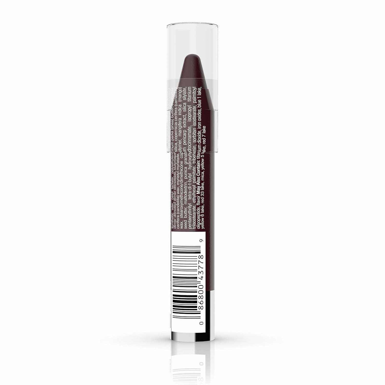 Neutrogena MoistureSmooth Color Stick for Lips, Moisturizing and Conditioning Lipstick with a Balm-Like Formula, Nourishing Shea Butter and Fruit Extracts, 180 Deep Plum, .011 oz (Pack of 2)