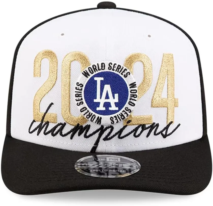 New Era 9SEVENTY Los Angeles Dodgers World Series Champions Locker Room Model Cap, Black, One Size