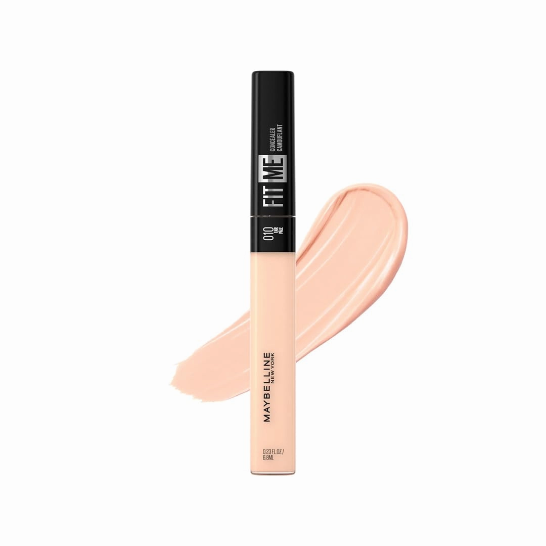 New York Fit Me Liquid Concealer Makeup, Natural Coverage, Lightweight, Conceals, Covers Oil-Free, Light, 1 Count (Packaging May Vary)
