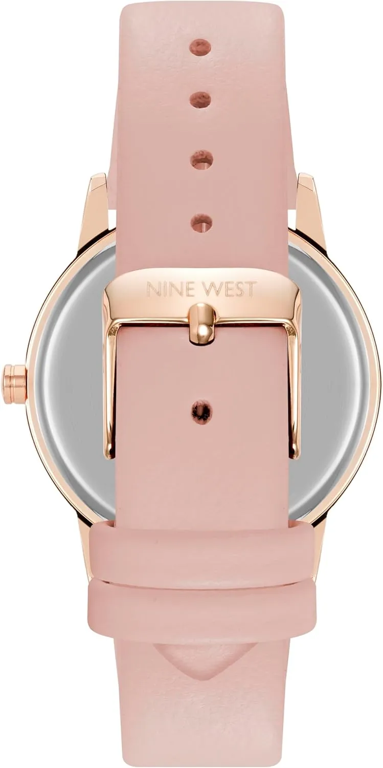 Nine West Women's Floral Dial Strap Watch, NW/3146