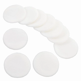 NOLITOY 4sets Round Cotton Pads for Face Beauty Puff Makeup Pads Pressed Powder Reusable 10pcs*4