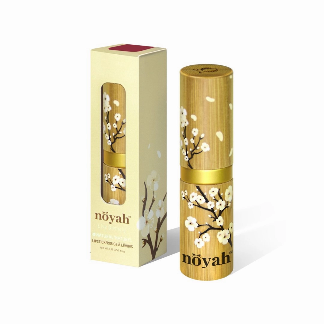 Noyah Clean Natural Lipstick, Empire Red, 0.16 oz