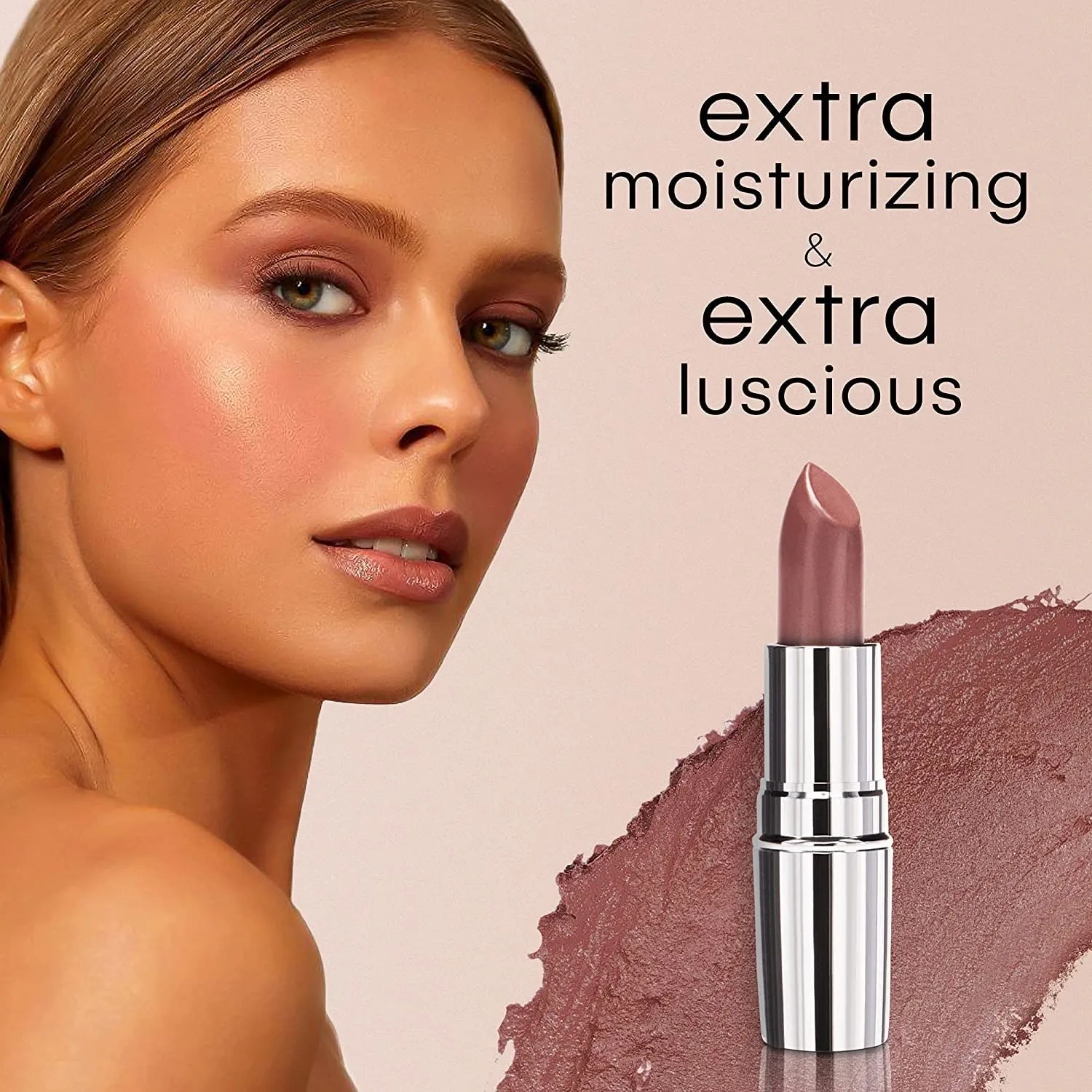 nude envie Mocha Lipstick - Certified Vegan Lipstick Paraben Cruelty, Paraben Free - Enriched with Vitamin E and Jojoba Oil (Attitude)
