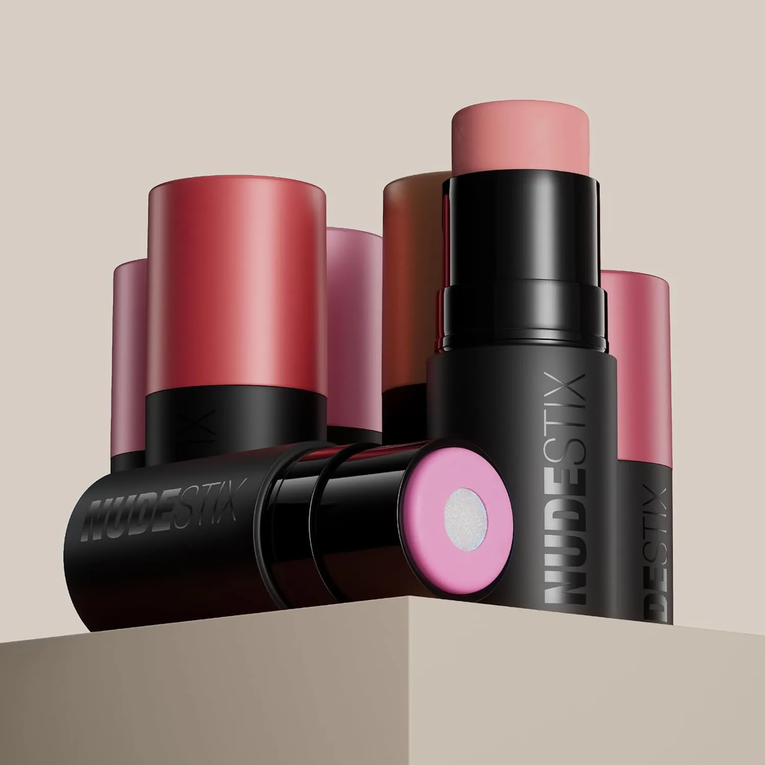 Nudies Matte   Glow Core All Over Face Blush Color - Sunset Gold