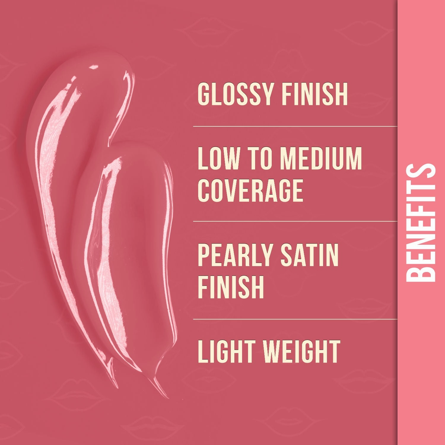 NY Bae Gloss Getter Lip Gloss | Shiny Satin Finish | Light Weight | Non-Sticky - Pink Melon 02 (2.8 ml)