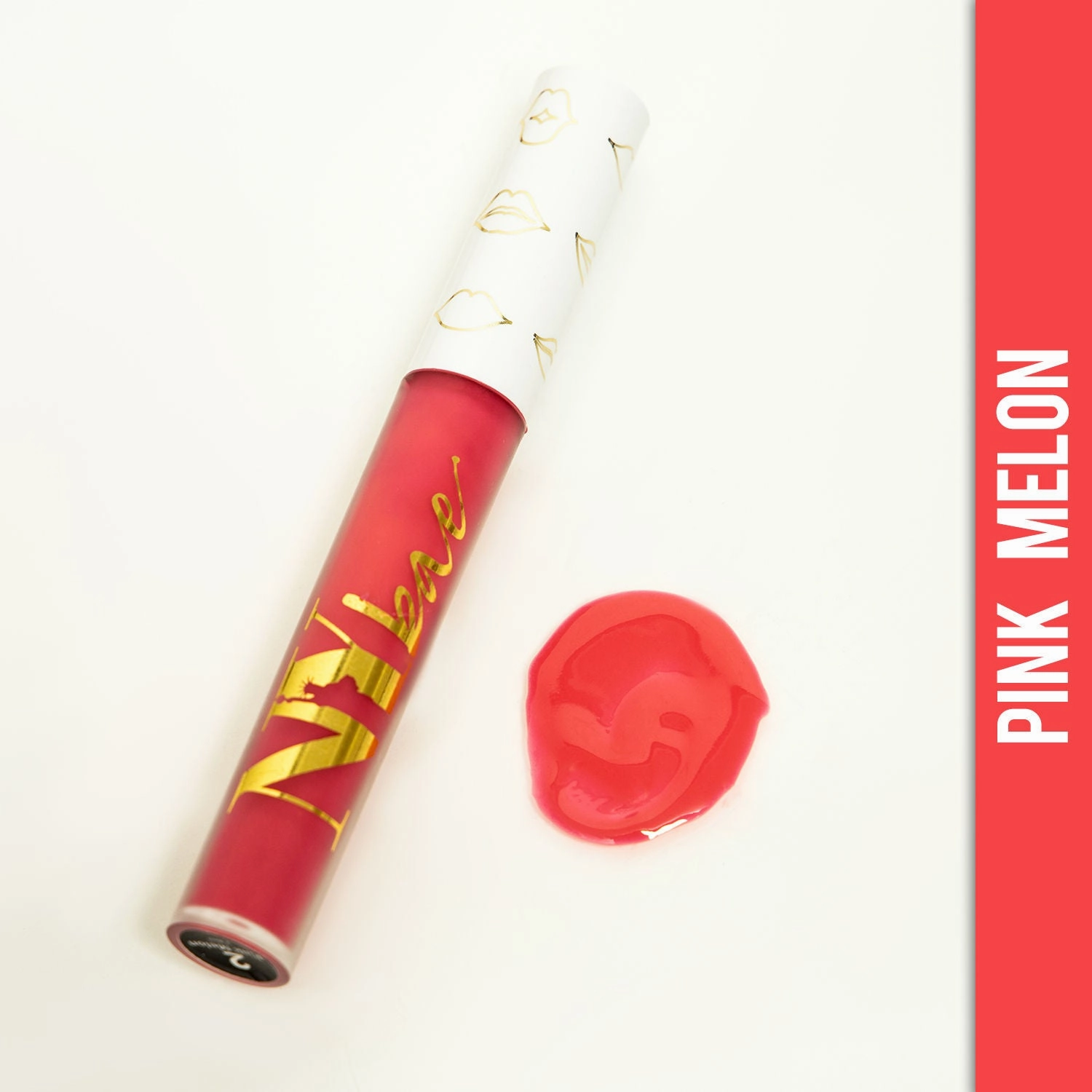 NY Bae Gloss Getter Lip Gloss | Shiny Satin Finish | Light Weight | Non-Sticky - Pink Melon 02 (2.8 ml)