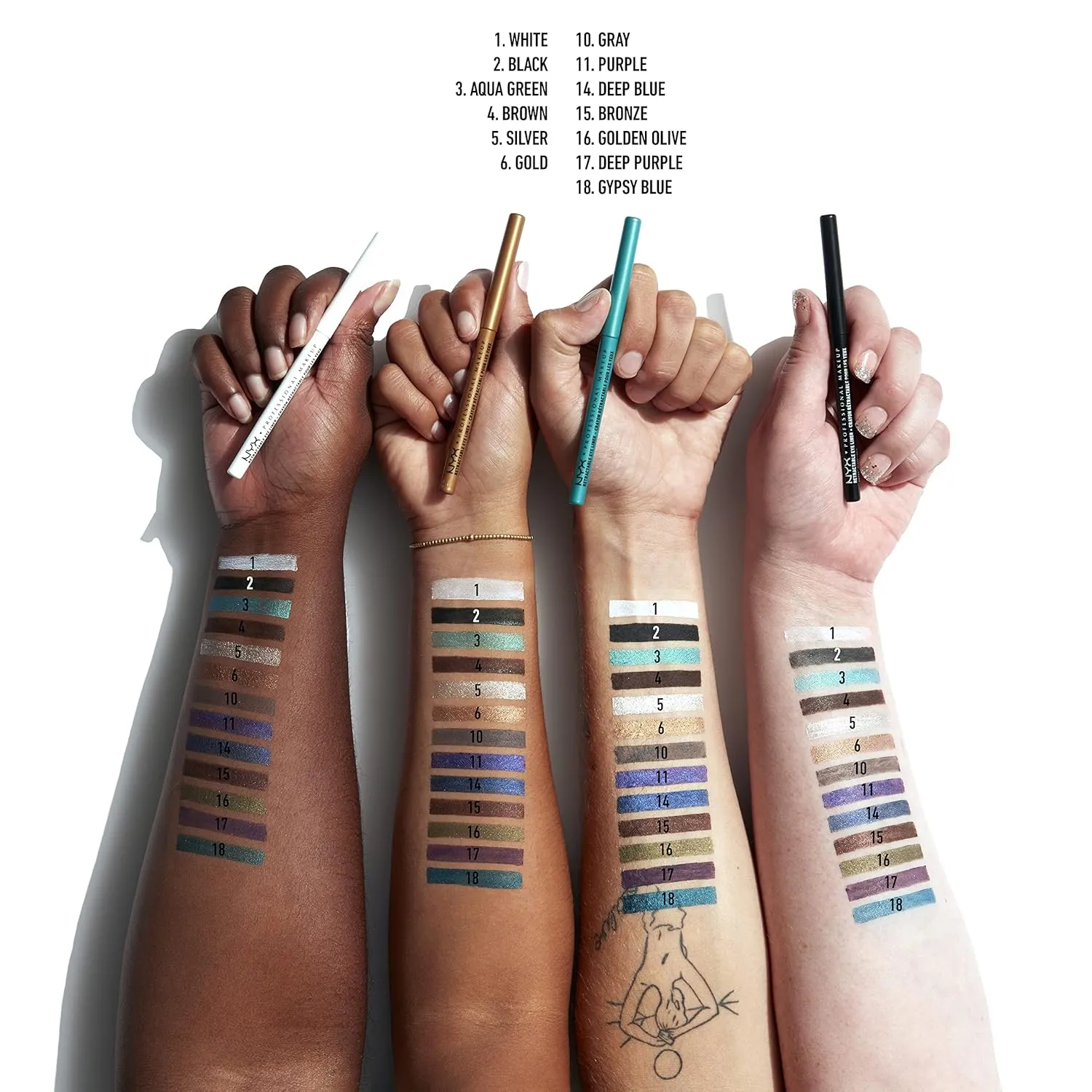 NYX PROFESSIONAL MAKEUP Mechanical Eyeliner Pencil, Deep Purple