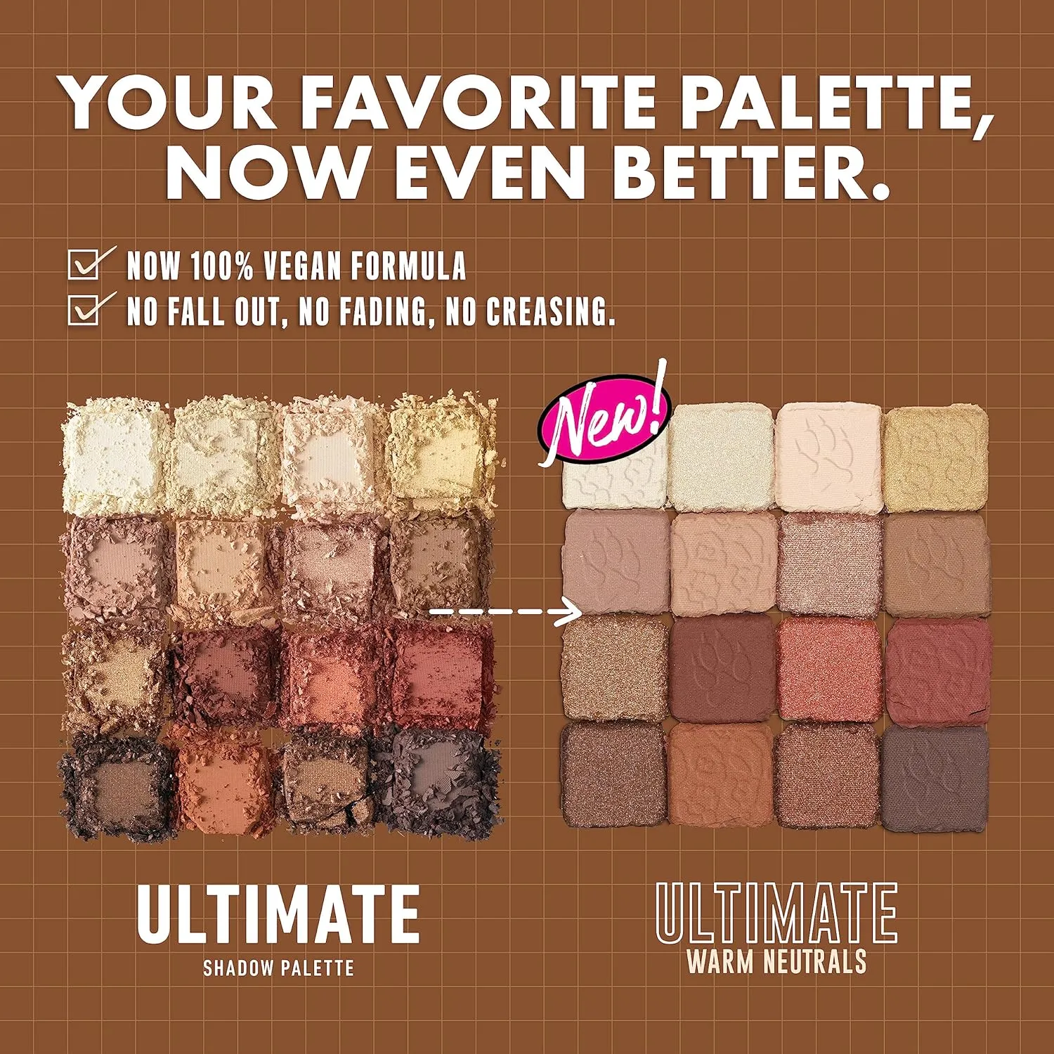 NYX PROFESSIONAL MAKEUP, Ultimate Shadow Palette, Eyeshadow Palette - Warm Neutrals