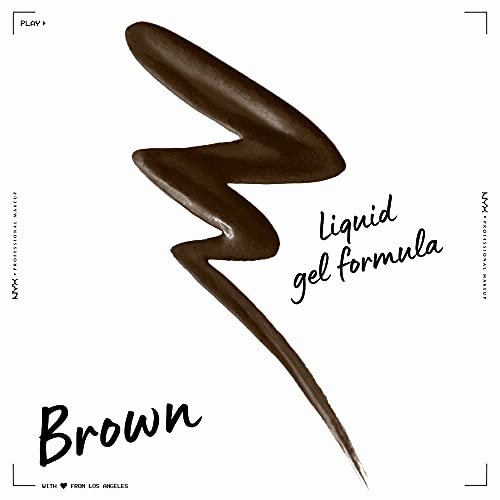 NYX PROFESSIONAL MAKEUP Epic Wear Liquid Liner, Long-Lasting Waterproof Eyeliner - Brown