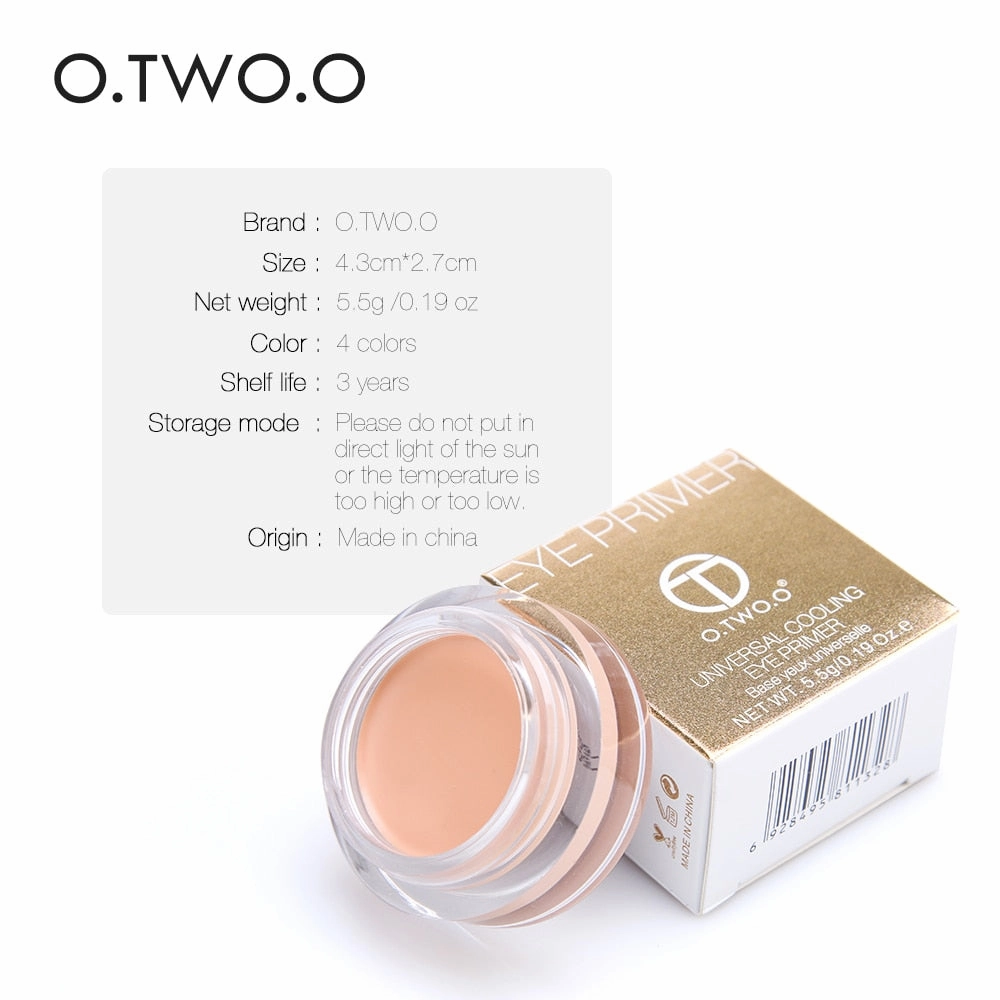 O.TWO.O Eye Primer Makeup Cream Oil Control Concealer Waterproof