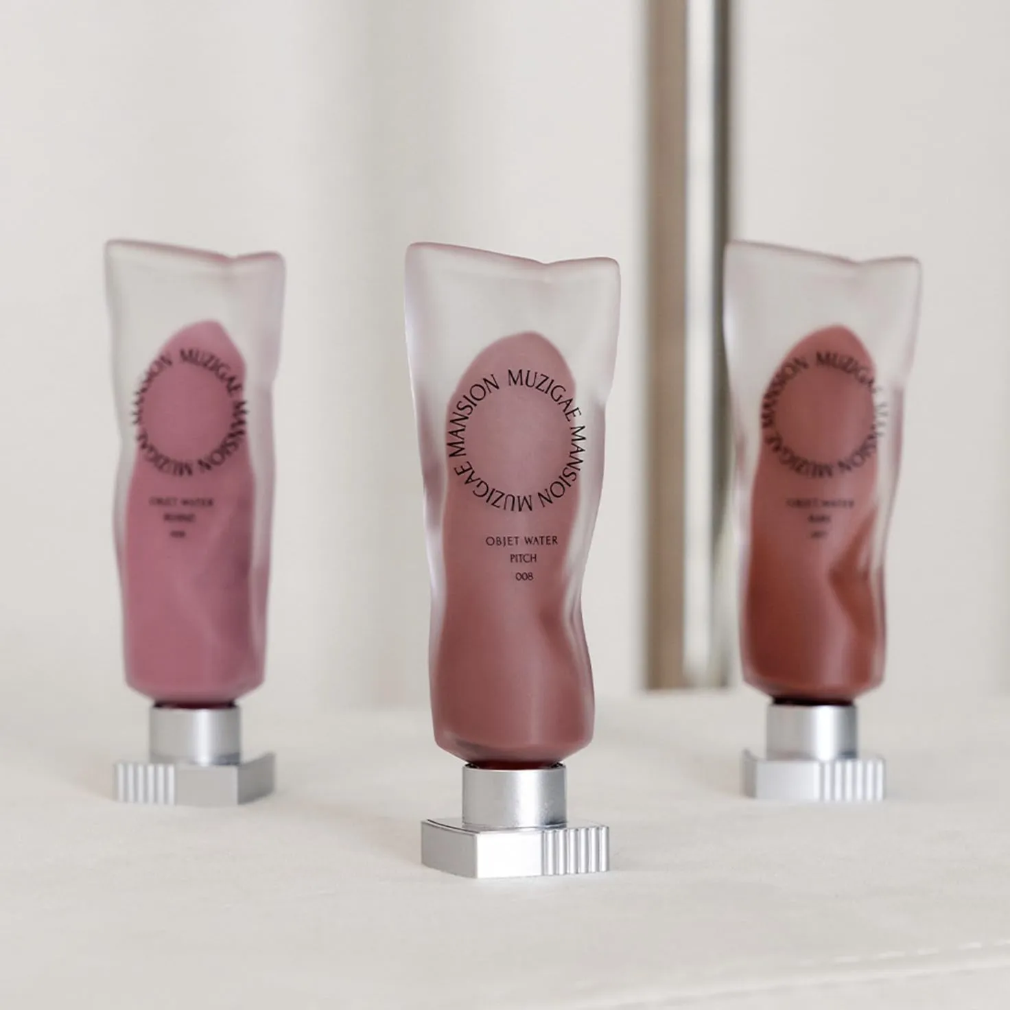 Objet Water Lip Stain Matte Lipstick – (Watery to Blurry Tint), Long-Lasting, Hydrating, Waterproof Wear – K-Beauty Liquid Lipstick for Women, Bold Red Tinted Gloss (003 POSH)