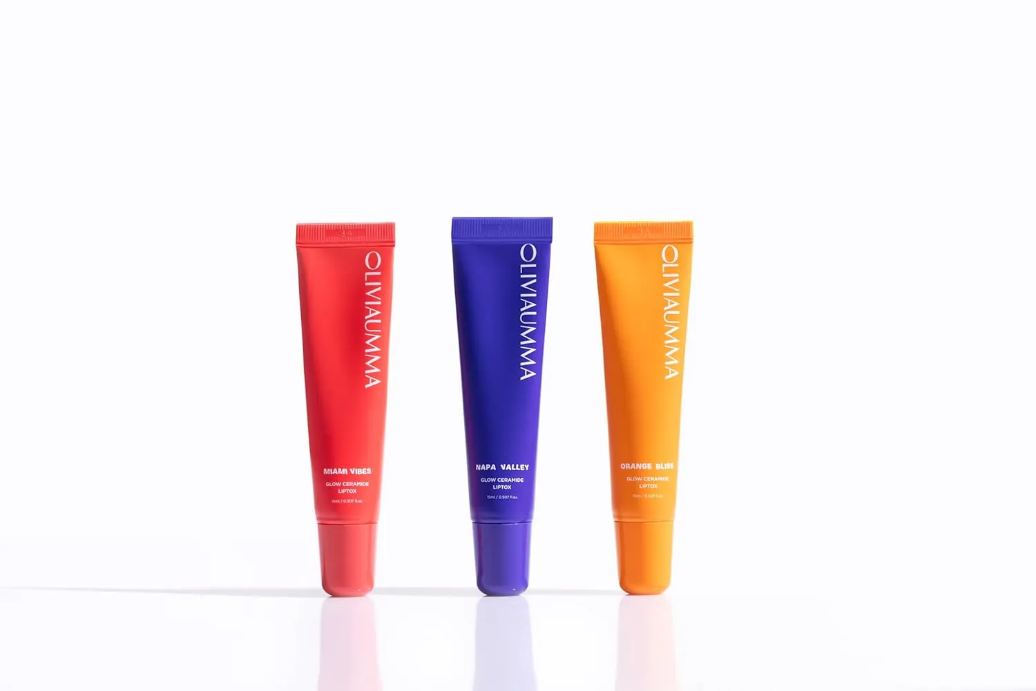 Olivia Umma Orange Bliss Glow Ceramide Liptox Napa Valley – Moisturizing Korean Lip Gloss for Women to Hydrate and Glow with Shea Butter & Ceramides – Lipgloss for Dry, Chapped Lips – 15 ml
