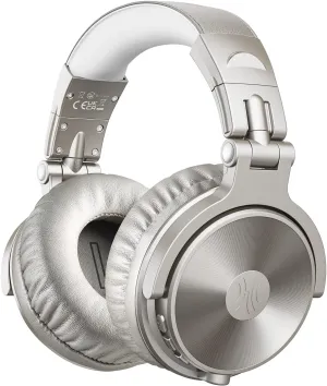 OneOdio Bluetooth Over Ear Headphones, 110 Hrs Wireless/Wired Stereo Sound Foldable Headsets with Deep Bass 50mm Neodymium Drivers for PC/Phone/Tablet - Studio Wireless Pro C, Champagne Gold