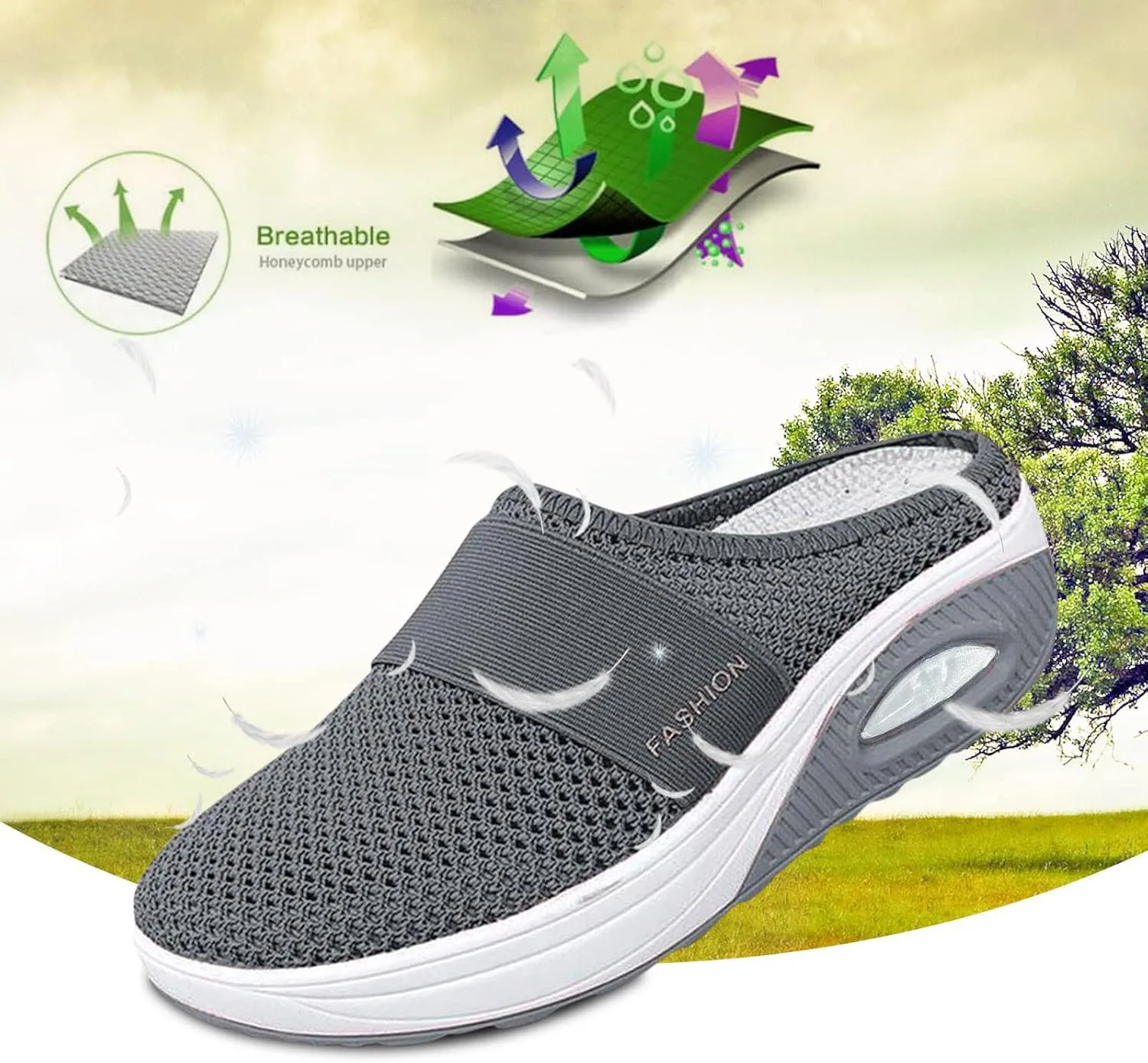 Orthopedic Sandals for Women Arch Support Diabetic Sandals Summer Beach Slippers Slip-On Outdoor Walking Shoes