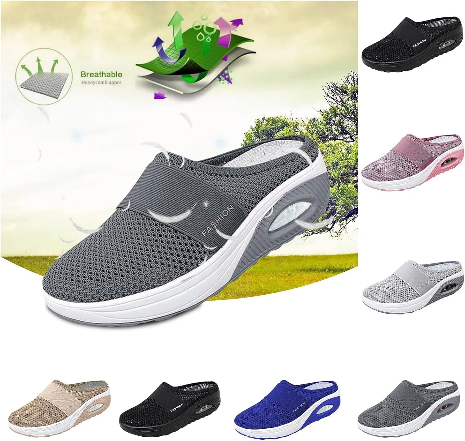 Orthopedic Sandals for Women Arch Support Diabetic Sandals Summer Beach Slippers Slip-On Outdoor Walking Shoes