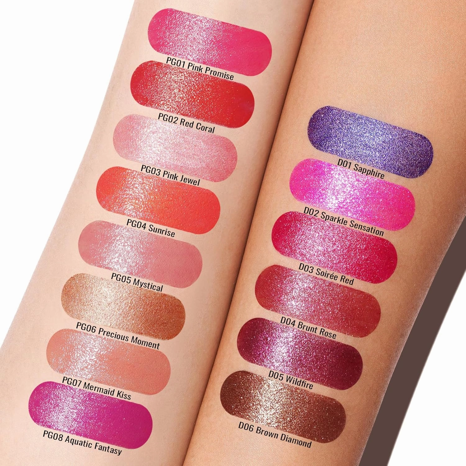 Oulac Moisturizing Pink Lipstick Set - 2PCS Vegan Tinted Lip Balm with Nourishing & Hydrating Formula for Soft, Radiant Lips, PG03 PG05