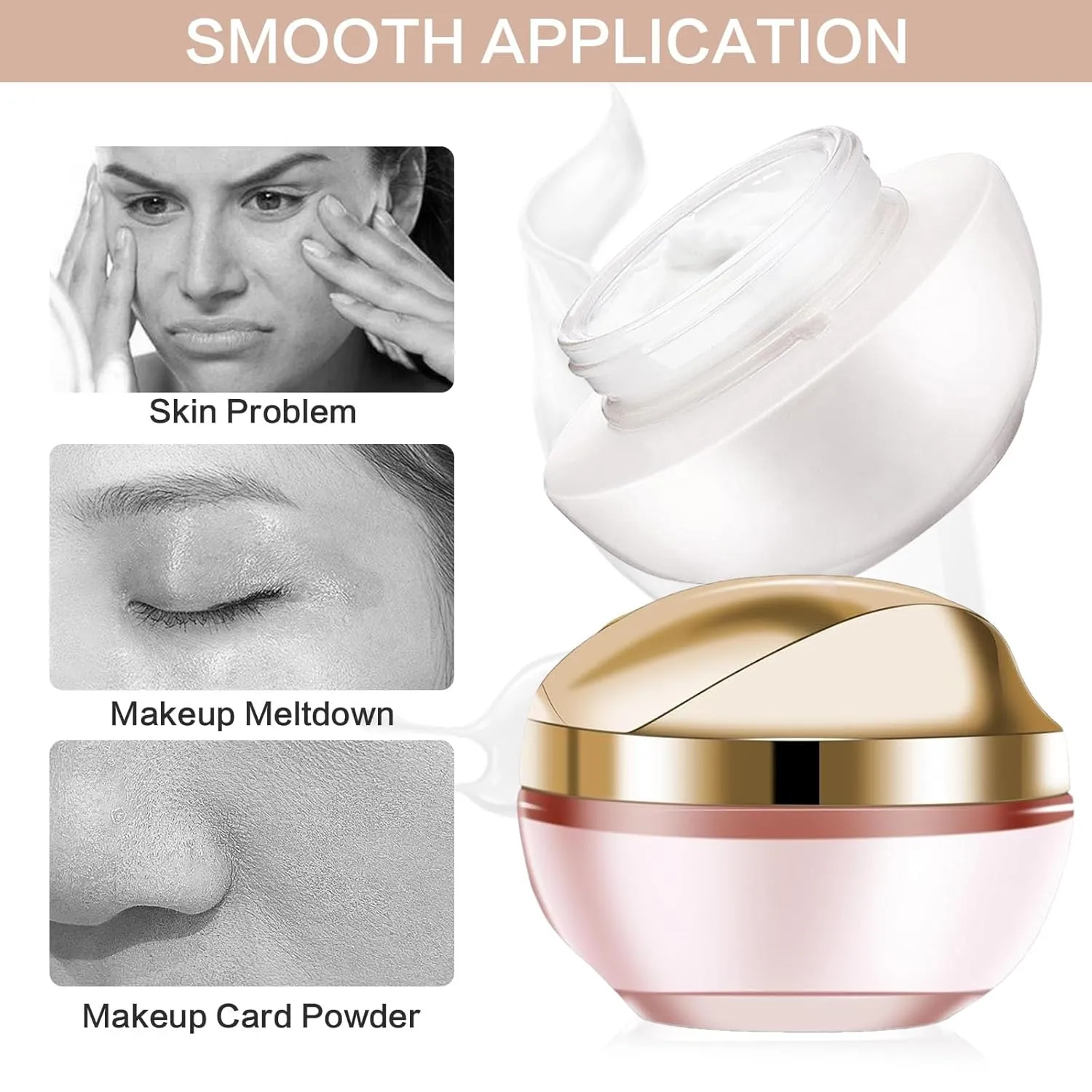 Ownawant Crema de Maquillaje, Ownawant Makeup Cream, Corrector Iluminador Hidratante Crema Tónica Suave, Ownawant Crema Face, Moisturizing Brightening Concealer Smooth Tone up Cream(2PC, one size)