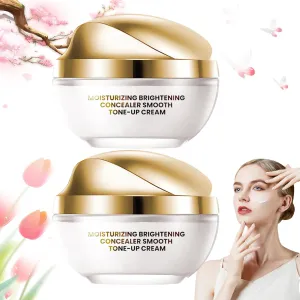Ownawant Crema de Maquillaje, Ownawant Makeup Cream, Corrector Iluminador Hidratante Crema Tónica Suave, Ownawant Crema Face, Moisturizing Brightening Concealer Smooth Tone up Cream(2PC, one size)