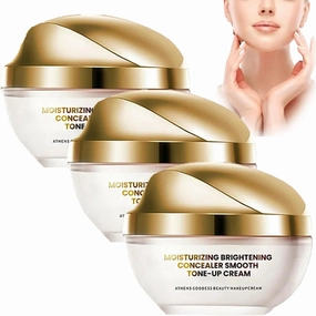 Ownawant Crema De Maquillaje, Ownawant Cream Makeup Concealer, Ownawant Base De Maquillaje, Ownawant Crema Bb Face, Ownawant Elastina, Moisturizing Brightening Concealer Smooth Tone-Up Cream-3pcs