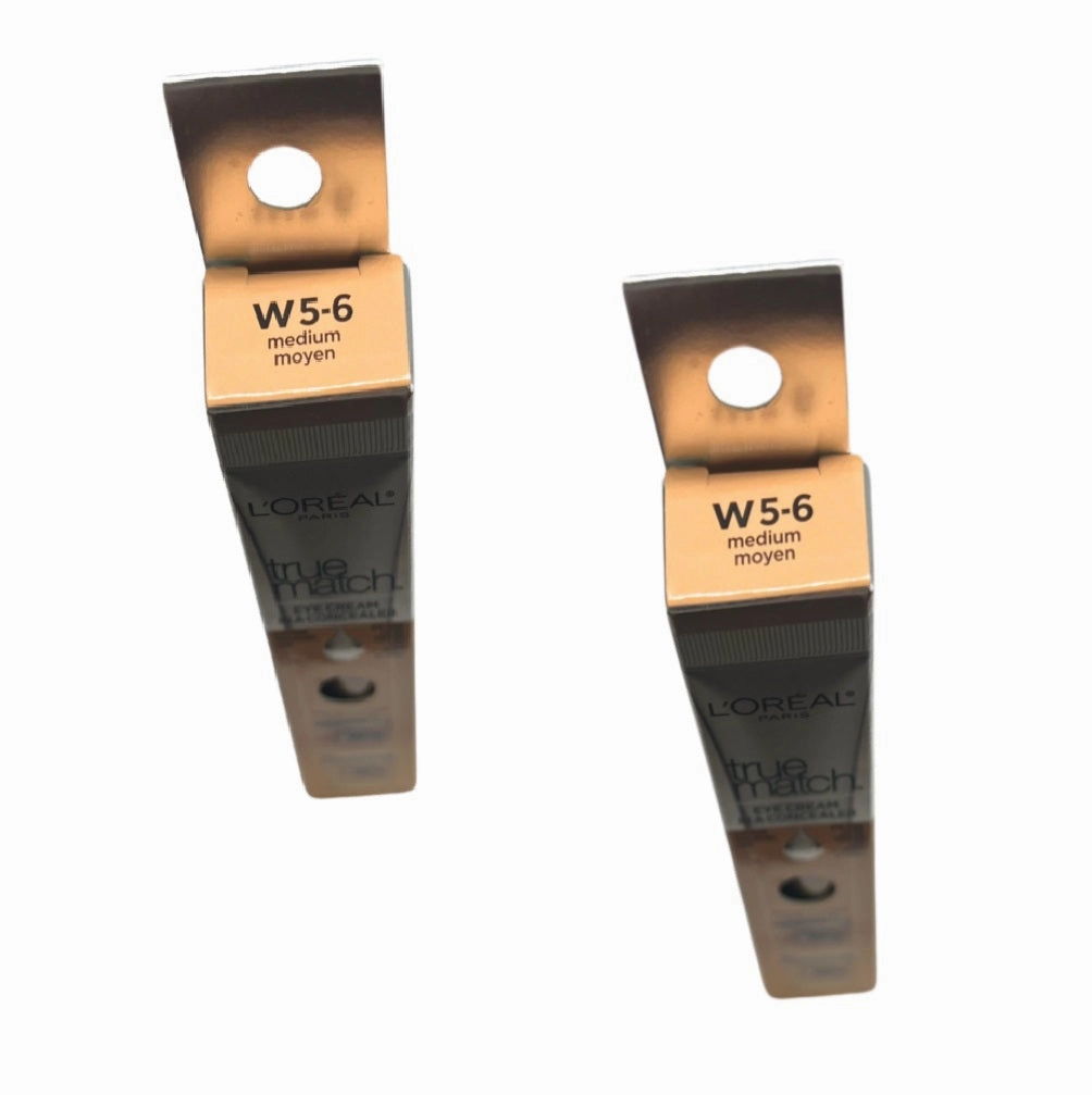 Pack of 2 L'Oreal Paris True Match Eye Cream In A Concealer, Medium w5-6