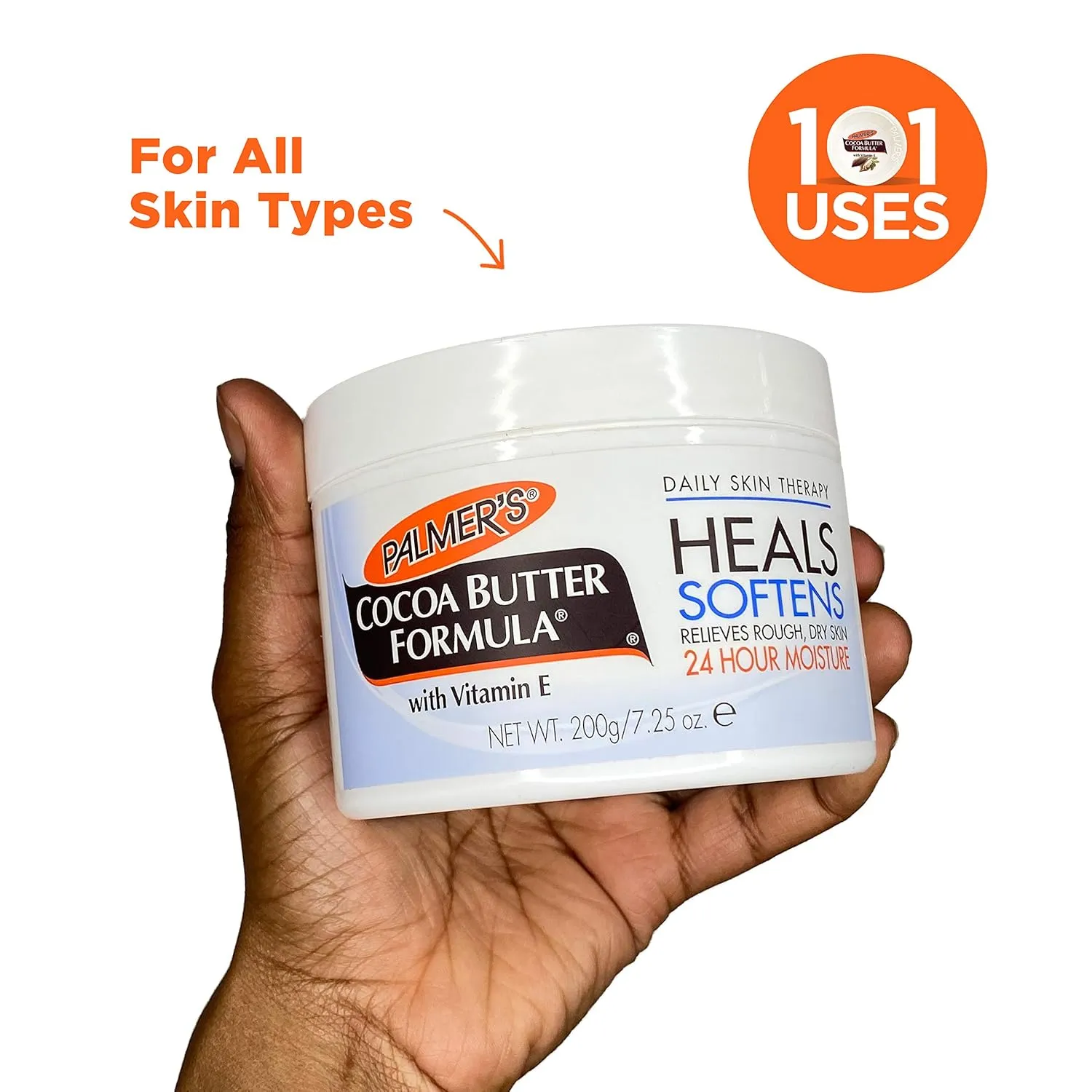 Palmer's Cocoa Butter Formula Daily Skin Therapy Solid Lotion, 7.5 Oz (Pack of 3) Intensive Body Moisturizer with Vitamin E for Extremely Dry & Eczema-Prone Skin, Helps Provide 48-Hour Deep Hydration