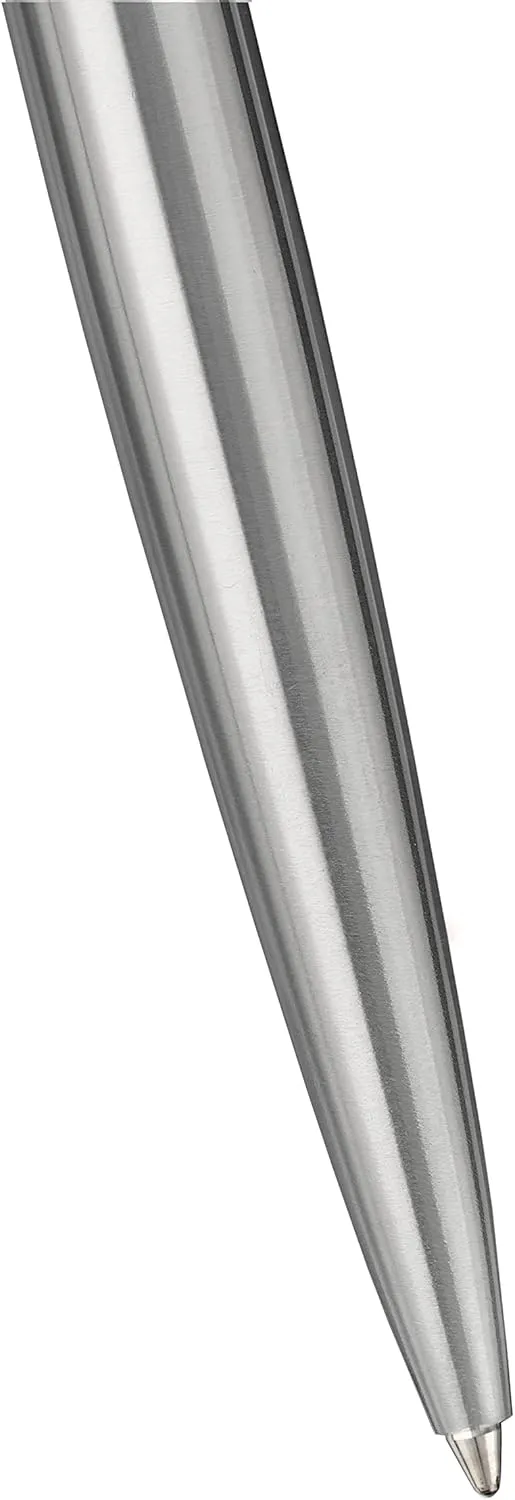 Parker Jotter XL Ballpoint Pen Monochrome Stainless Medium Point Blue Ink Gift Box