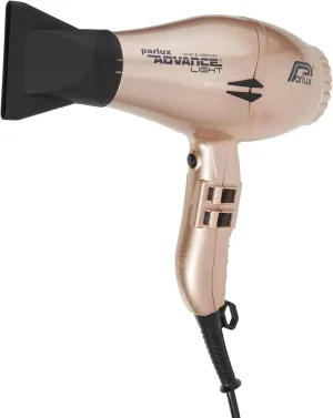 Parlux Advance Light Ceramic and Ionic Hairdryer, Gold