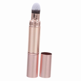 PartyKindom Retractable Makeup Brush Double-ended Brush Blush Powder Concealer Foundation Makeup Tool Set