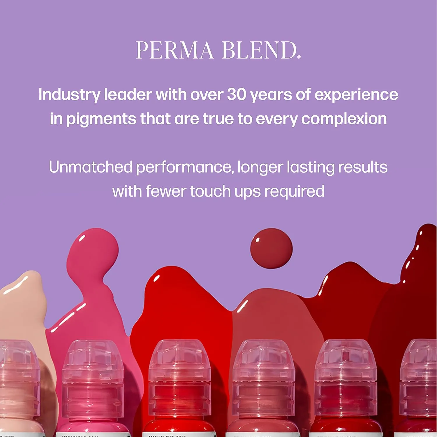 Perma Blend - Blushed - Muted Pink Tattoo Ink for Permanent Makeup - Lip Blush Microblading Ink to Enhance Color - Lip Blushing & Tattoo Supplies - Vegan (0.5 oz)