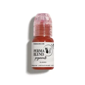 Perma Blend - Blushed - Muted Pink Tattoo Ink for Permanent Makeup - Lip Blush Microblading Ink to Enhance Color - Lip Blushing & Tattoo Supplies - Vegan (0.5 oz)