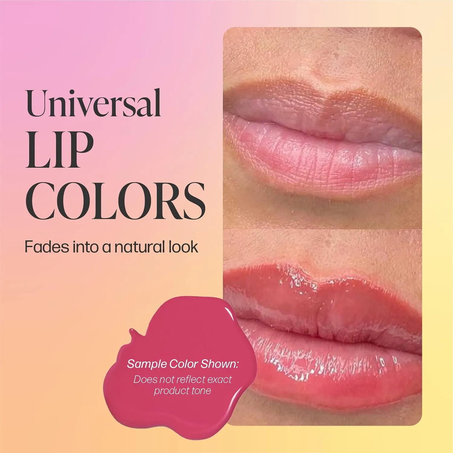 Perma Blend - Blushed - Muted Pink Tattoo Ink for Permanent Makeup - Lip Blush Microblading Ink to Enhance Color - Lip Blushing & Tattoo Supplies - Vegan (0.5 oz)