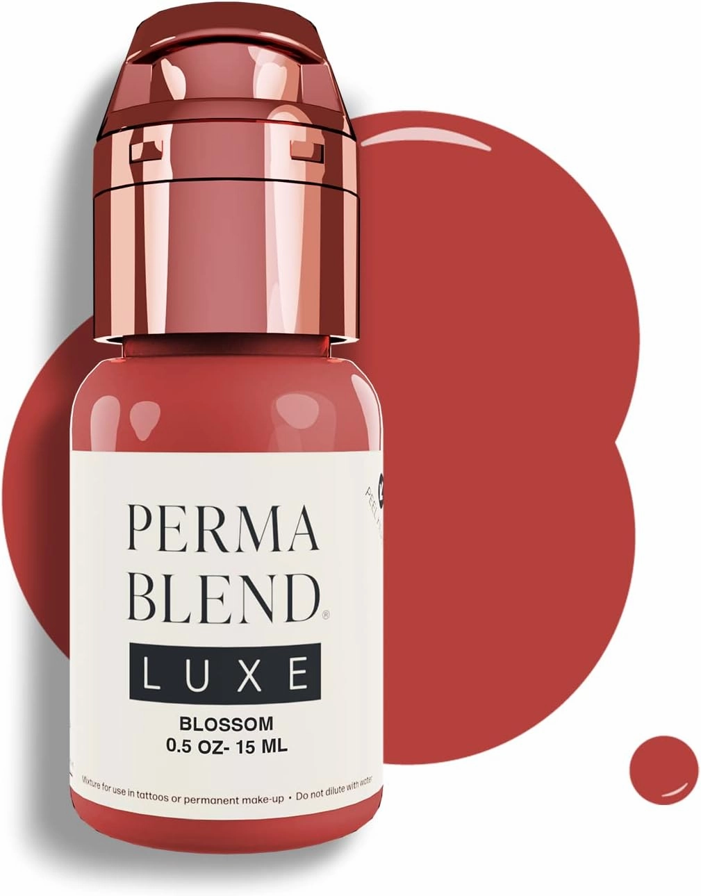 Perma Blend Luxe - Blossom - Vegan Lip Tattoo Ink - Muted Pink and Orange Microblading Pigment - for Lip Blush & Permanent Makeup - Cruelty-Free (0.5 oz)