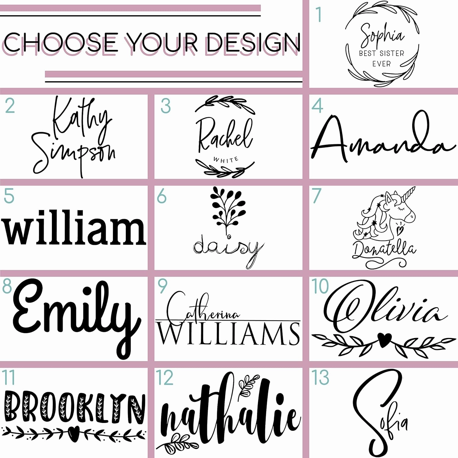 Personalized Tumblers, Stainless Steel 20 oz Tumbler w/Lid | 13 Designs | Personalized Cups Double Walled Insulated Coffee Cup for Travel, Work, Gym, Fitness | Hot and Cold Drink - Rose Gold