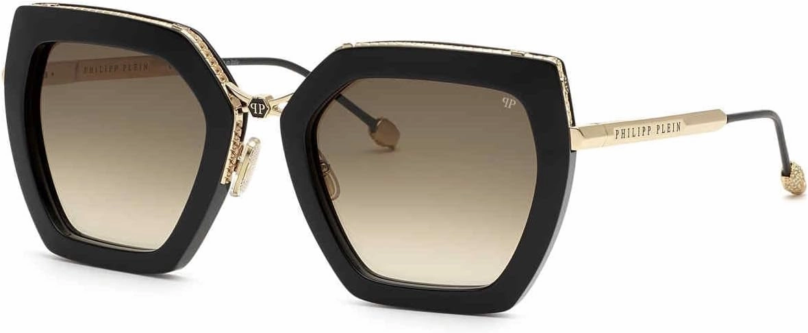 Philipp Plein Sunglasses SPP 097 S Shiny Black -0700 0700