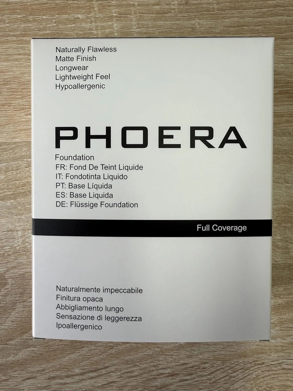 PHOERA Foundation,Full Coverage Foundation,PHOERA Primer,PHOERA Powder,PHOERA Concealer PHOERA Makeup Set, Kabuki Makeup Brushes Foundation Brush Powder,2 Makeup Sponge (104 Buff Beige   105 Sand）