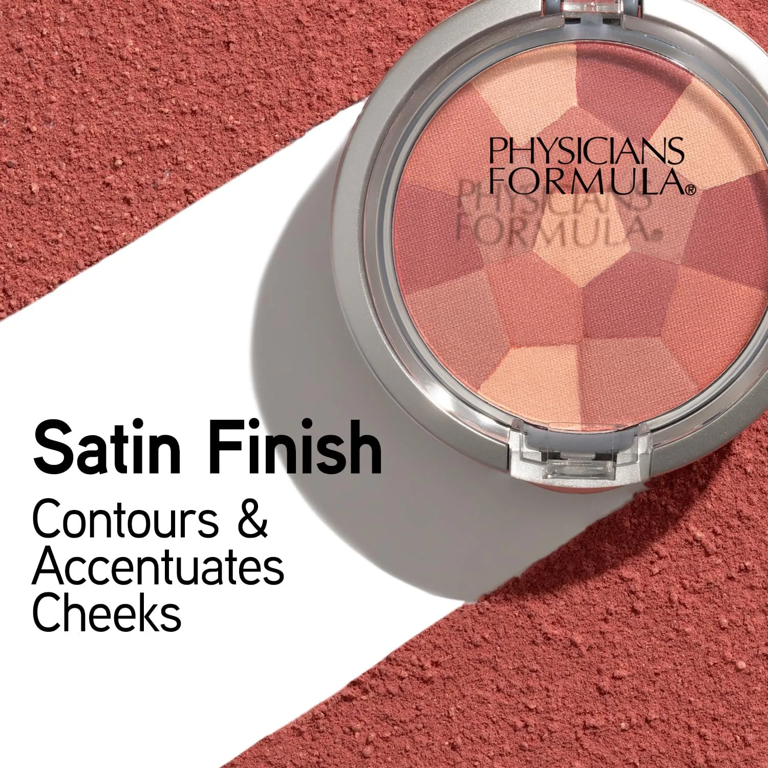 Physicians Formula Mineral Wear Talc-Free Loose Powder Creamy Natural Multi-Colored Blush Palette Blushing Rose