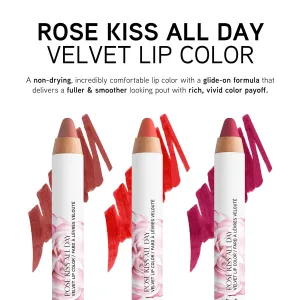 Physicians Formula Rosé Kiss All Day Velvet Lipstick Lip Color Makeup, Red Hot Lips | Dermatologist Tested, Clinicially Tested (Pack of 2)
