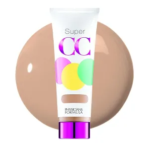 Physicians Formula Super CC  Cream Color-Correction   Care Cream Full Coverage Light Foundation, Anti Aging Hydrating Serum, For Uneven Skin Tone, Dermatologist Approved