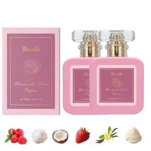 Pink Blush Shams Al Emarat Khususi Eau De Parfum Spray, Strawberry Candy Sweet Perfume Spray, Fresh, Sweet, Mixed Fragrance (2pcs)