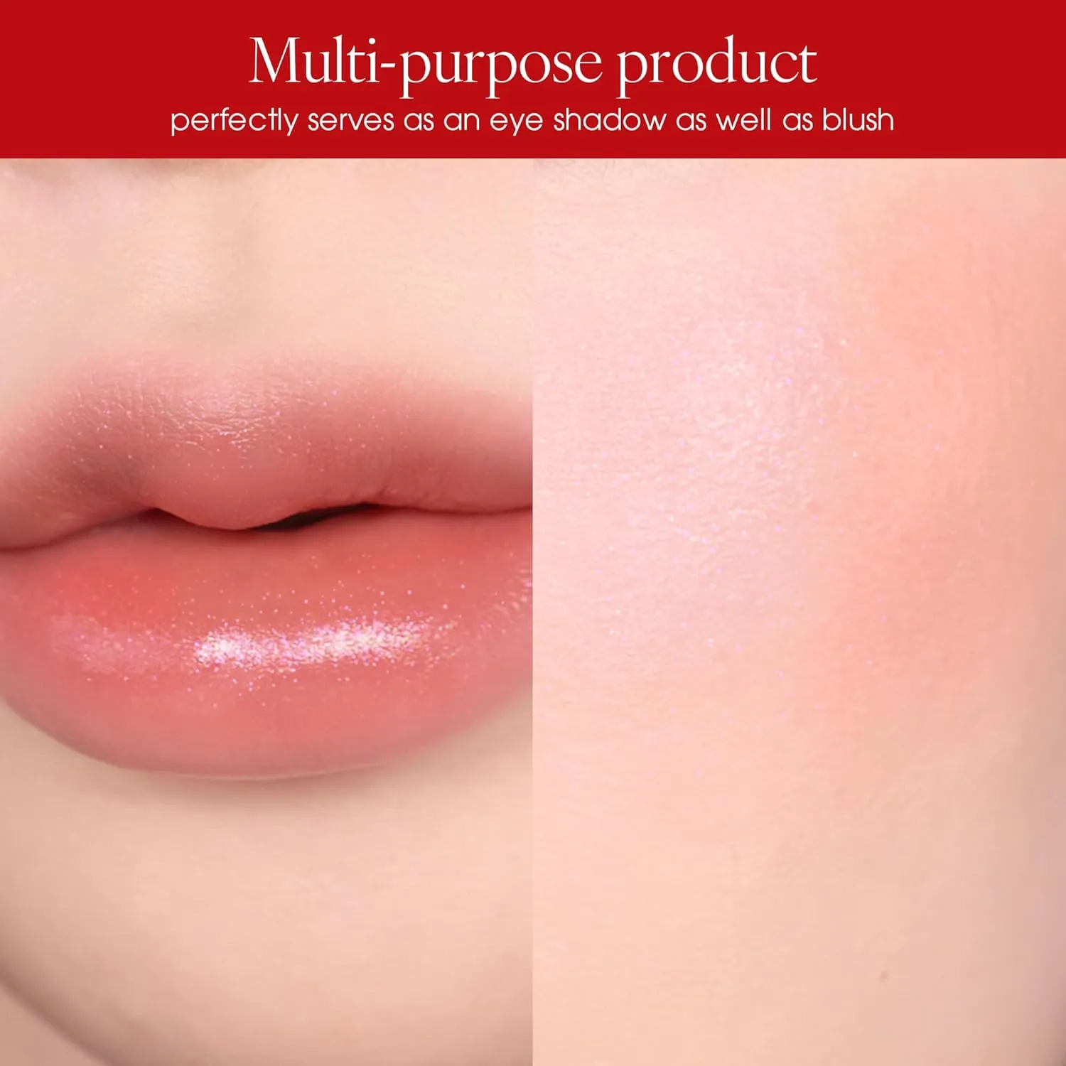 PLAT LIPS 931 CRAZY PERSIMMON, Lip & Cheek, Lightweight, Naturally Dewy  Glowy Finish, Blendable & Buildable Formula (1.2g, 0.003 oz.)