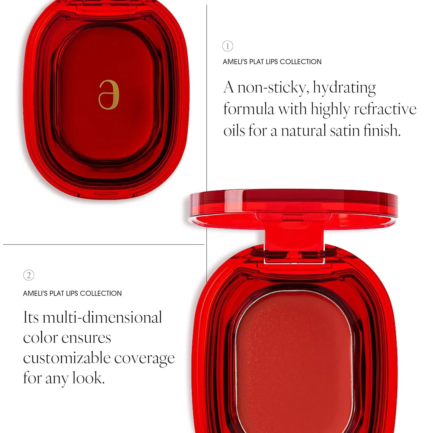 PLAT LIPS 931 CRAZY PERSIMMON, Lip & Cheek, Lightweight, Naturally Dewy  Glowy Finish, Blendable & Buildable Formula (1.2g, 0.003 oz.)
