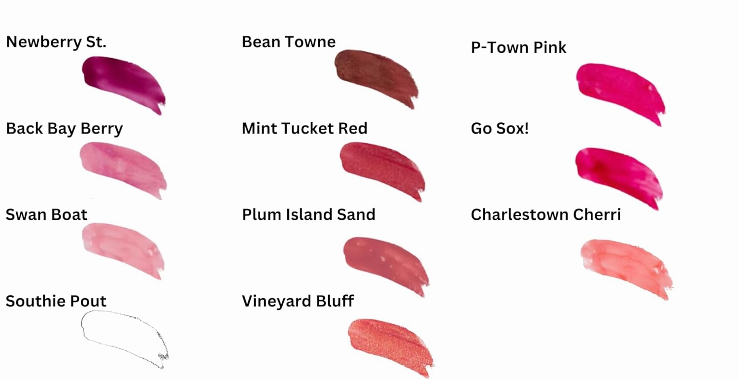 Plum Island Sand Lip Gloss (.25oz) -Vegan, gluten-free, cruelty-free formula with Aloe, Vitamins C & E, and a refreshing hint of spearmint extract for soft and hydrated lips.